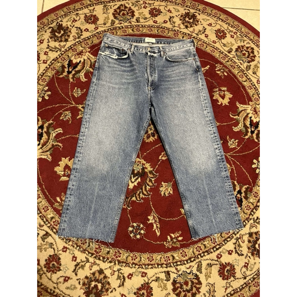Agolde Blue Cropped Jeans
